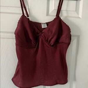 No Boundaries Deep Red Camisole Top